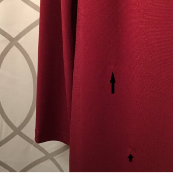 GUESS Women's Matte Jersey V-Neck Cocktail and Party Dress Size 8 - Picture 7 of 7